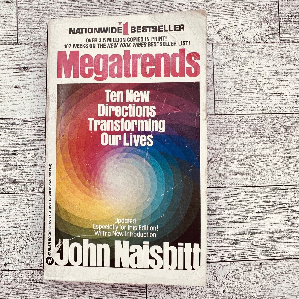 Megatrends John Naisbitt Ten‎ New Directions Transforming Our Lives 1984 PB
